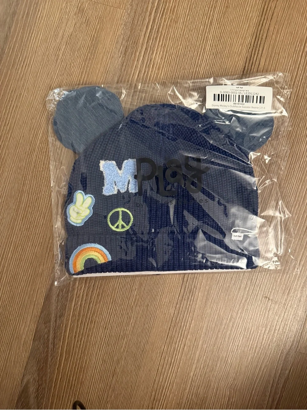 NWT Little Sleepies x Disney Mickey's Clubhouse Sweater Beanie - 2T-5